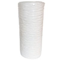 Polypropylene String Wound Sediment Cartridge, 10 Micron, for 10" Big Blue & Clear Housings