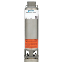 Goulds 7GS05421C, 7GPM, 1/2HP, 115V, 2 Wire, 4" Stainless Steel Submersible Well Pump