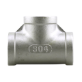 304 Stainless Steel Tee, 3 Way