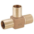 Lead-free Insert x Insert Tee-Brass