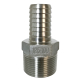 304 Stainless Steel Male Adapter, 1.25