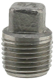 304 Stainless Steel Plug - 1/2