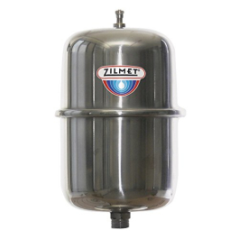 Zilmet ZS2 .53 Gallon Inline Stainless Steel Expansion Tank