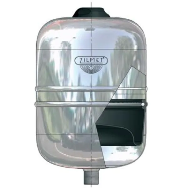 As, エス Sucker tank Zilmet ZS2 .53 Gallon Inline Stainless Steel Expansion Tank
