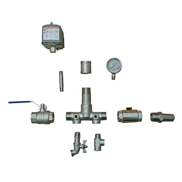 Stainless Steel Tee Package for Wellmate & Flexcon Tanks