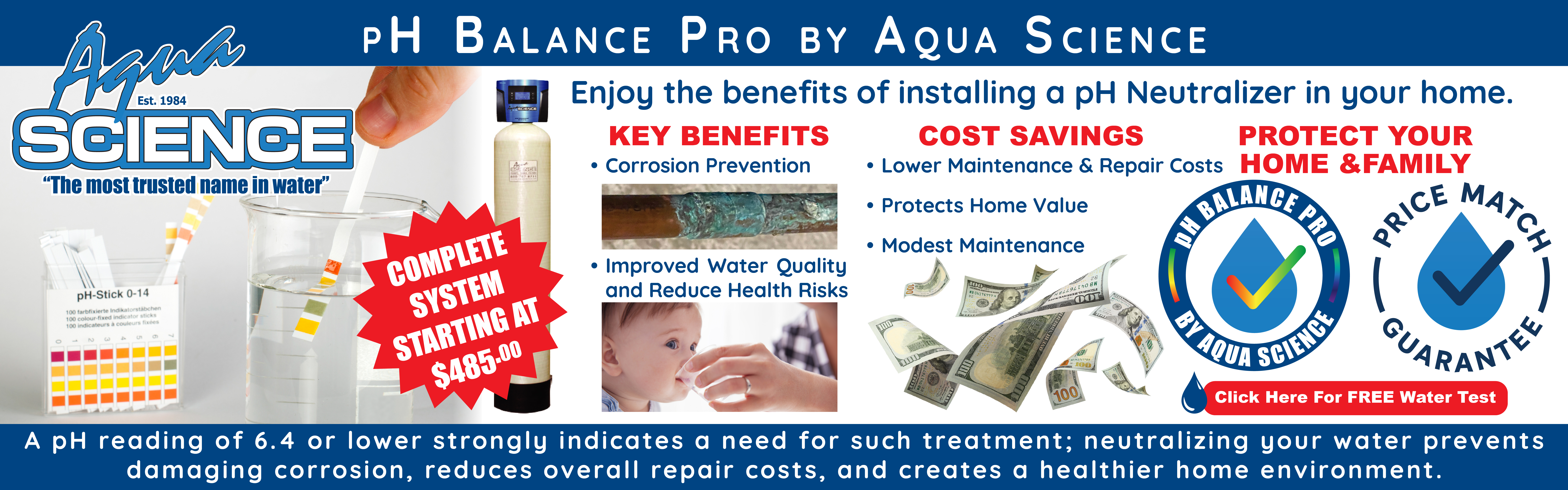 Aqua Science Well Water pH Scale