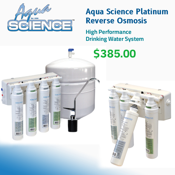 Aqua Science Platinum - 75 GPD - Reverse Osmosis - RO - High Performance Drinking Water System
