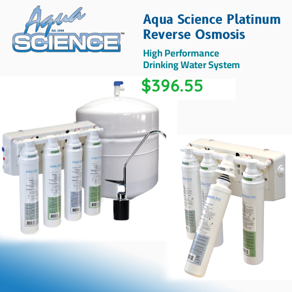 Aqua Science Platinum - 75 GPD - Reverse Osmosis - RO - High Performance Drinking Water System