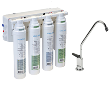 Aqua Science Ultra Filtration quick-change drinking water system with faucet